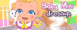 Baby Mini Dressup flash game preview