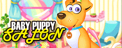 Baby Puppy Salon flash game preview