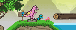 Dino Rush flash game preview