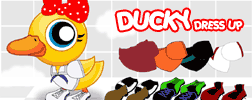 Ducky Dress Up flash game preview