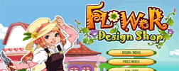 Flower Design Shop flash game preview