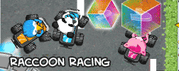 Raccoon Racing flash game preview